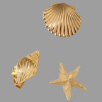 Golden Starfish Duckbill Hair Clip Fashion Hair Accessories for Women & Girls