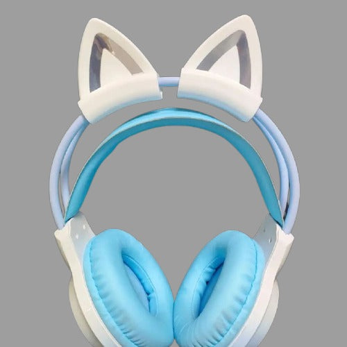 Cute Silicone Cat Ear Headphone Accessories – Lightweight Gaming Headset Decoration Clips