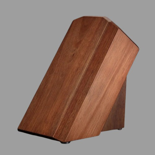 Acacia Wood Knife Block – 8-Slot Kitchen Knife Holder Storage Organizer for Cutlery & Cooking Tools
