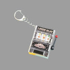 Simple Fashion Trend Slot Machine Keychain, Creative Fruit Machine Toy & Personalized Car Pendant Gift