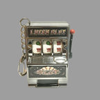 Simple Fashion Trend Slot Machine Keychain, Creative Fruit Machine Toy & Personalized Car Pendant Gift