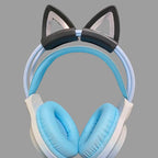 Cute Silicone Cat Ear Headphone Accessories – Lightweight Gaming Headset Decoration Clips