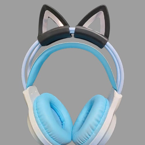 Cute Silicone Cat Ear Headphone Accessories – Lightweight Gaming Headset Decoration Clips