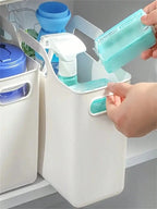 Portable Cleaning Supplies Storage Basket for Home Organization