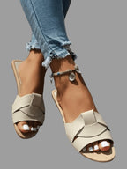 SummerLuxe Solid Color Womens Fashion Slippers