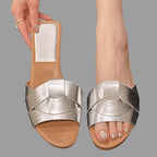SummerLuxe Solid Color Womens Fashion Slippers