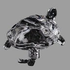 Lucky Crystal Turtle Ornament, Mini Turtle Statue, Home Office Desk Decoration, Home Decor