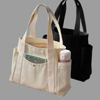 Canvas Tote Bags for Work, Commuting Carrying Bag, Student Shoulder Bag