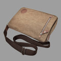 Canvas Shoulder Bags for Men Large Retro Satchels Unisex Messenger Bags Crossbody Travel Envelope Briefcase